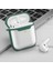 Apple Airpods 1. ve 2. Nesil Uyumlu Buzlu Transparan Renkli Çizgili Kılıf Bumper Koruma Kabı Hybrid 2