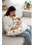 Ergonomik Destekli Bebek Emzirme Yastığı Anne Minderi Çok Amaçlı Mama Yastığı Fermuarlı Yıkanabilir 7