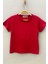Unisex Çocuk Basic Kısa Kol T-shirt 5203 Kırmızı 3