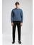 Noahes Erkek O Yaka Sweatshirt Mavi 1