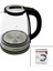 Cam - Ledli Kettle 1.8lt 1500W Çelik Taban - Krom Kapak 360° Gövde Plastik Kulp (K95) 1