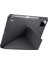 Lenovo Idea Tab Pro 12.7 TB-373FU Kılıf Zore Tri Folding Kalem Bölmeli Standlı Kılıf-Lila + Cam 4