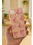 Realme C25 Uyumlu Kılıf Pembe Kalp Desenli Silikon Darbe Emici Klasik Korumalı Rubber Kapak 1