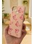 Realme C25 Uyumlu Kılıf Pembe Kalp Desenli Silikon Darbe Emici Klasik Korumalı Rubber Kapak 4