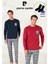 Erkek %100 Pamuk Ekose Detaylı Lacivert & Bordo Iki Adet Pijama Takımı L1.PC.6107.002 1