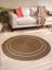 Yuvarlak Dekoratif Çeyizlik Kilim 100 cm - Leke Tutmaz -Kolay Temizlenebilir 2