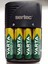 Promo Paket Varta 4 Adet Şarjlı 2600MAH Aa Kalem Pil +Sertec STC-9V Aa-Aaa Otomatik-Hızlı Pil Şarj Cihazı 6