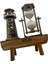 Hediyelik Eşya Retro Ahşap Deniz Feneri Kum Saati Biblo - N029J140-M14029 2