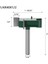 4pcs Cnc Spoilboard Yüzey Yönlendirici Bitleri 1/4 Inç Döşeme Karbür Düzenli Yönlendirici Bit Set Rabbet Yuvası Kesici (Yurt Dışından) 5