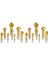 16 Pcs Hss Countersınk Matkap Bit Seti 90 Derece Countersink Bits Titanyum Pap Kesici Değirmen Matkap Bitleri (Yurt Dışından) 1