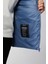 Erkek Açık Mavi Kaz Tüyü Su İtici Rüzgar Geçirmez Şişme Comfort Fit Mont B006020 12