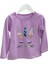 Mojo Kız Çocuk Tavşan Nakışlı Uzun Kol T-shirt 523408 Mor 5