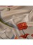 Ipekevi Desenli Ipek Şal - Amaryllis Desenli - Krem 3