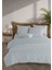 Line %100 Pamuk Ranforce Akay Açık Mavi Ipliği Boyalı Nevresim Takımı Tek Kişilik - 160X220 cm 1