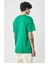 Erkek 24/1 Düz A Kalite Oversize T-Shirt - Yeşil 2