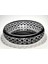 El Yapımı Kristal Bodrum Oval Desen 28 cm Dekoratif Sunumluk Sofra Sunum Kasesi 3