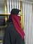 Iç Pece Baglamalı ,hijab ,nikap Bordo Renk 3