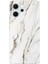 Oppo Reno 14F Uyumlu Beyaz Mermer Baskılı Silikon Kılıf 1
