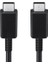 Siyah Type-C To Type-C 1 Metre Hızlı Şarj ve Data Kablosu 2