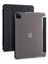 Apple iPad Pro 12.9 2022 M2 Kılıf Zore Tri Folding Kalem Bölmeli Standlı Kılıf-Siyah 1