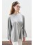 Çıtçıt Ayarlamalı Tshırt Gri Melanj 4