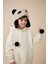 Panda Kürk Kulaklı Sevimli Erkek Çocuk kulaklık - Bej 2