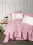 Cotton Box Aura Çift Kişilik Pike Takımı Pebble Pembe 5