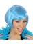 Turkuaz Renk Parti Peruğu Küt Saç 2