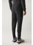 Erkek Antrasit Beli Lastikli Fermuar Paçalı Soft Touch Regular Fit Eşofman Altı A41Y3401 13