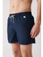 Erkek Lacivert Düz Deniz Şortu A31Y3800 14