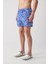Erkek Mavi Geometrik Baskılı Deniz Şortu A31Y3805 13