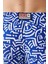 Erkek Mavi Geometrik Baskılı Deniz Şortu A31Y3805 17