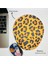 Leopar Desenli Bilek Destekli Mouse Pad, Kaymaz Taban, Ev Ofis ve Oyun Için Rahat ve Yumuşak 1