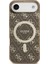iPhone 17 Air Uyumlu Kılıf Guess Lisanslı M-Safeli Iml Baskılı Klasik Logolu 4g Desenli Kahverengi 3