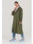 Şık Taş Rengi Düğmeli Trençkot – Rahat ve Modern Kesim 2