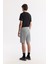 Erkek Gri Beli Lastikli Bağcıklı Soft Touch Örme Regular Fit Şort A51Y3602 8