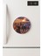 Desenli Temalı Yuvarlak Buzdolabı Magnet – 10X10 cm Newyork 1