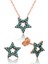 925 Ayar Gümüş Mavi Yıldız Set ST1160103 (800800) 1
