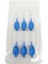 Arayüz Fırçası Diş Arası Temizleme Fırçası U Tipi Diş Arası Temizlik Mavi 0,60 mm 5