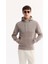 Erkek Gri Kapüşonlu Soft Touch Polar Regular Fit Sweatshirt A52Y1268 9