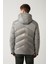 Erkek Gri Su İtici Kumaşlı Çıkma Kapüşonlu Şişme Mont A32Y6014 15