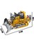 Uzaktan Kumandalı Full Fonksiyon Metal Premium 1:16 Ölçek Şarjlı Sesli Işıklı Buldozer 9 Fonksiyon 2