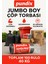 J400 Jumbo Boy Çöp Torbası 80X110 cm – 5 Koli (Toplam 40 Kg) | 100 Rulo (Her Biri 400 Gr) | Çift Kat 45 Mikron | Sızdırmaz, Dayanıklı Çöp Poşeti| Ev, Ofis, Restoran ve Endüstriyel Kullanım Için 5
