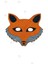 Tilki Maske Kaliteli Keçe Hayvan Figürlü Maske 1