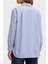 Çizgili Pamuklu Relaxed Fit Uzun Kollu Gömlek LV044D170GZNX Bayan Gömlek LV044D170G Znx 3