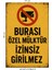 Uyarı Levhası Özel Mülk Girilmez 1