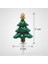5 Adet 5 cm Yılbaşı Çam Ağacı Pasta Süsü - Noel Ağacı Cupcake Topper Dekorasyon Figürü 6