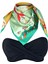 45*100 Scarf Mint&gold Fular Eşarp 4