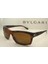Bvlgarı 7004 Crystal Havana Kahverengi Tortoise Shell Square Güneş Gözlüğü 3