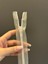 24X3 cm Beyaz Transparan Fermuar 4